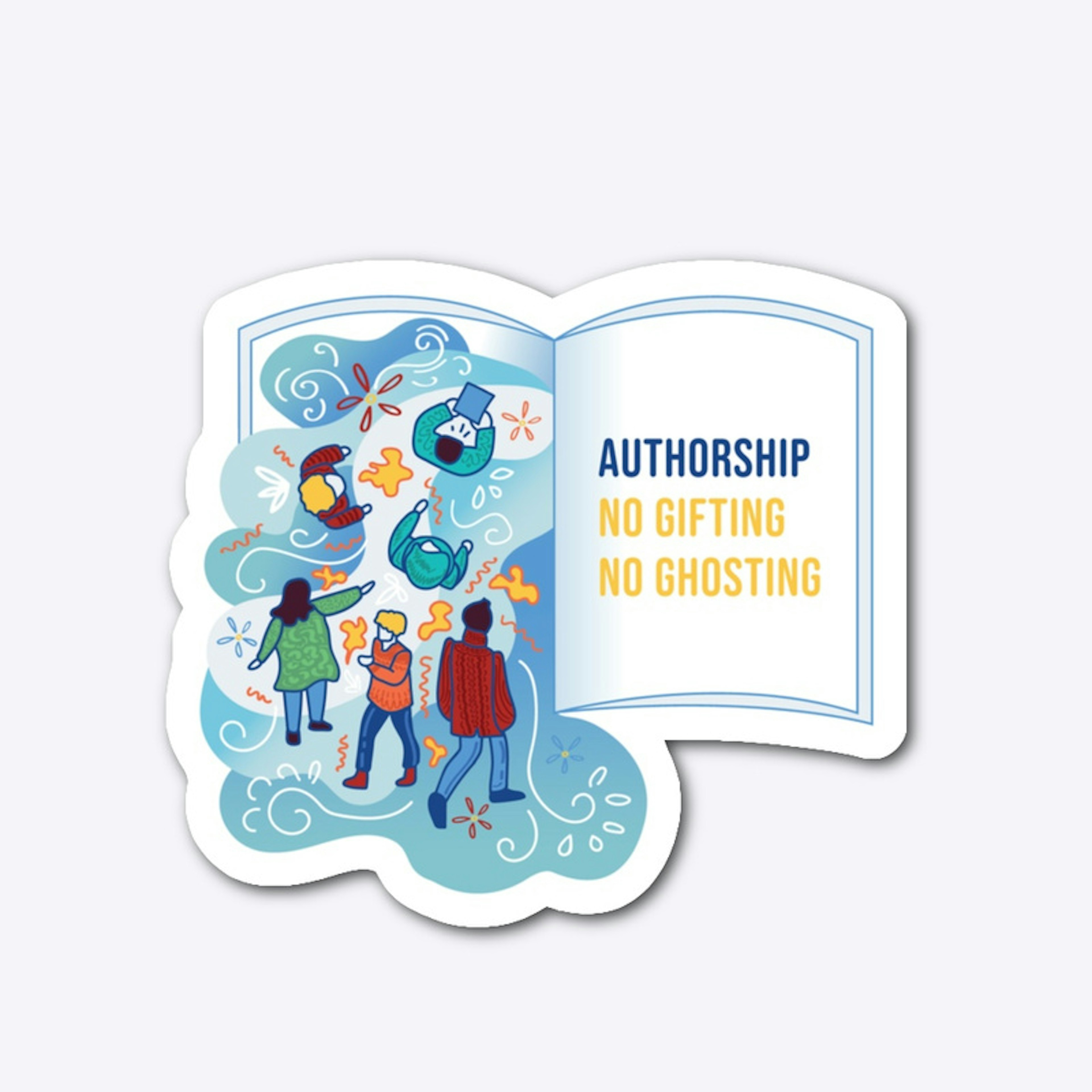Group authorship with book